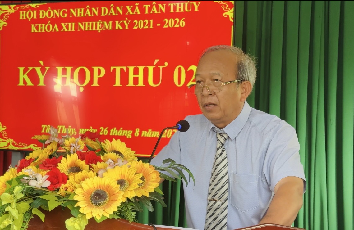 Kỳ họp thứ Hai HĐND xã Tân Thủy: Thông qua nhiều nghị quyết quan trọng