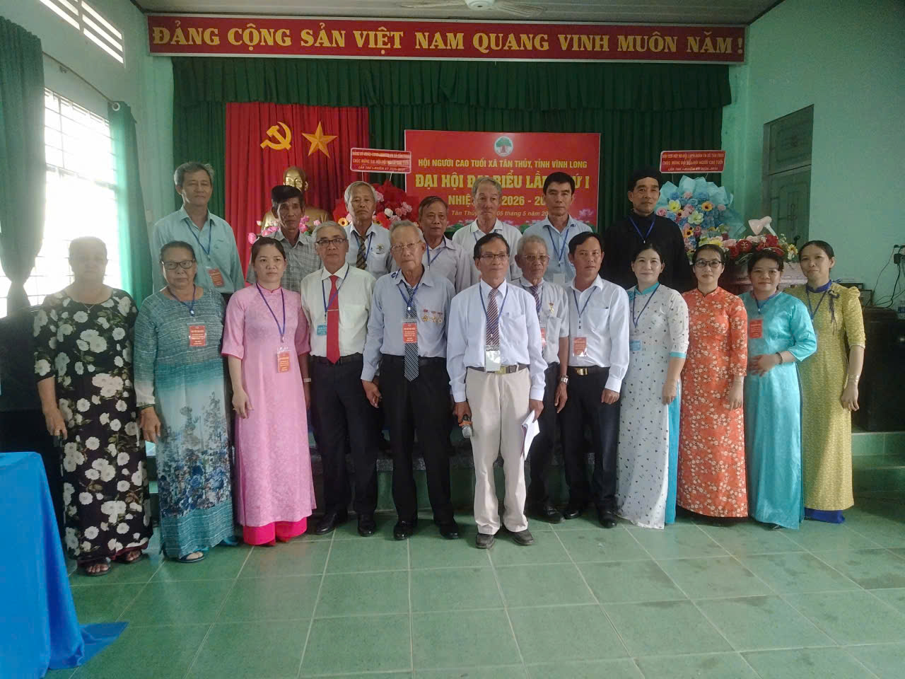 Hội Người cao tuổi xã Tân Thủy đại hội đại biểu lần thứ nhất nhiệm kỳ 2026 – 2031