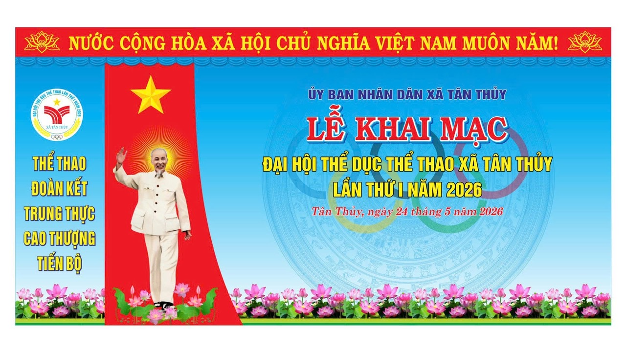 Tân Thủy chuẩn bị tốt cho Đại hội thể dục thể thao lần thứ nhất