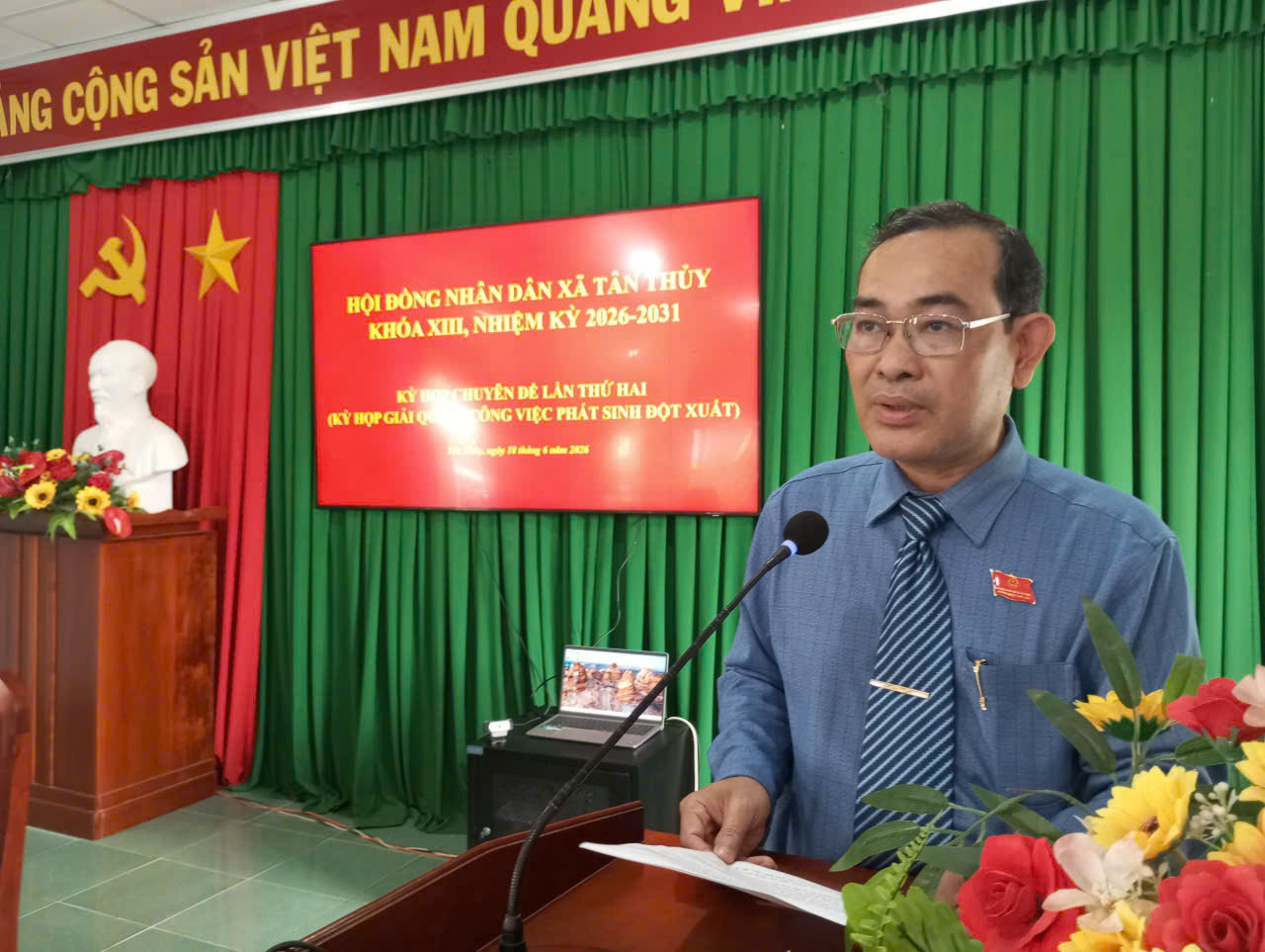 HĐND xã Tân Thủy tổ chức kỳ họp chuyên đề lần thứ hai